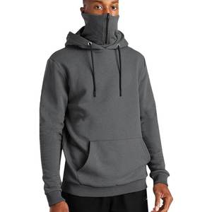 Nouveaux vêtements FaceCover Zipper Hoodies Respirant Coton Mélangé Basiques avec Réglable Nouvelle Arrivée Crochet Armure pour Winter2026 - Product Image 5
