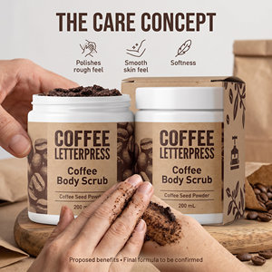 สครับขัดหน้ากาแฟแบบเลตเตอร์เพรส - Product Image 2