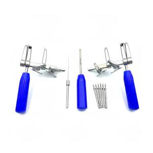 Kit de distracteurs vertébraux MOL Caspar en acier inoxydable de qualité médicale, guide de perçage, tournevis, vis, 12 pièces, manuel - Product Image 4