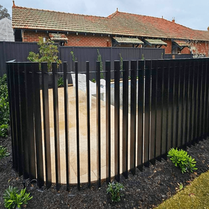 Clôture en aluminium haute rigidité de type <span class=keywords><strong>lame</strong></span> - Garde-corps de sécurité <span class=keywords><strong>pour</strong></span> cour résistant à la déformation - Product Image 5