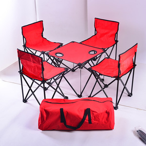 Mini Juego <span class=keywords><strong>de</strong></span> Mesa y Sillas Plegables <span class=keywords><strong>para</strong></span> Exteriores <span class=keywords><strong>de</strong></span> 5 Piezas <span class=keywords><strong>para</strong></span> Acampar (<span class=keywords><strong>4</strong></span> <span class=keywords><strong>Personas</strong></span>), Playa, Barbacoa y Descanso. - Product Image 2