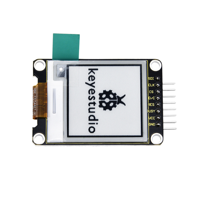 Keyestudio 200*200 Electronic Ink Screen Module 1.54 Inch Screen Display