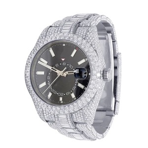 Reloj automático de lujo de calidad de exportación Natural VVS1 Diamond Relojes para hombre para todas las ocasiones disponibles para precio de exportación - Product Image 2
