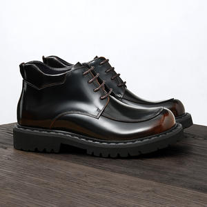 รองเท้าหนังกลับนิ่มแบบ Brogue ขอบเจาะรู พื้นรองเท้าน้ำหนักเบา รองเท้าลำลองสำหรับผู้ชาย รองเท้าแฟชั่น - Product Image 1