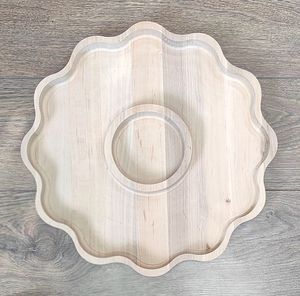 Assiette en bois pour enfants en forme de lapin avec oreilles de lapin, plateau à goûter, plat de service en bois pour œufs de Pâques, plat à nourriture pour enfants mignon en forme d'animal - Product Image 6
