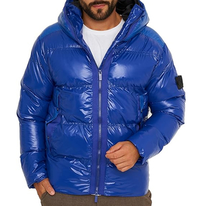 Conception personnalisée OEM Vestes à bulles d'extérieur légères pour hommes Vestes à bulles d'hiver d'extérieur de haute qualité à la mode pour hommes - Product Image 1