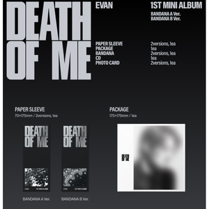 อีวาน ฮีซอง - เดธ ออฟ มี มินิอัลบั้มชุดที่ 1 เวอร์ชั่นแบนดาน่า (สินค้าเข้าใหม่ครั้งที่สอง) - Product Image 2