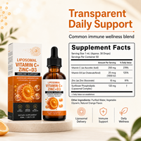 Complément de Vitamine C Liposomale à Haute Biodisponibilité avec Zinc et Vitamine D3 pour la Santé Immunitaire – Formule en Vrac OEM