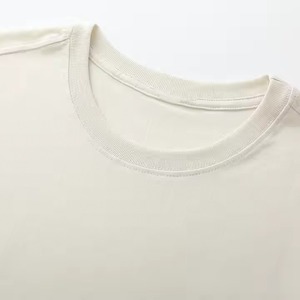 เสื้อยืดผู้ชาย ผ้าคอตตอน 100% หนัก 300 กรัม สีพื้น ทรงโอเวอร์ไซส์ ขายส่ง รับผลิตตามสั่ง ปี 2025 - Product Image 4