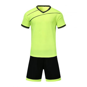 Uniforme de Fútbol Profesional Personalizable 100% Poliéster Impermeable de Secado Rápido Transpirable Ligero Cuello Redondo Manga Corta - Product Image 1