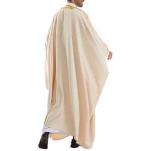 2025 bordado tradicional hombres árabe Thobe musulmán hombres Thobe Marruecos Thobes ropa islámica Bata - Product Image 3