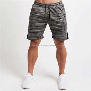 Nouveaux shorts mi-mollet en coton uni pour hommes, séchage rapide, respirants, pour l'été, fitness, musculation, vêtements de sport décontractés, vente en gros - Product Image 2