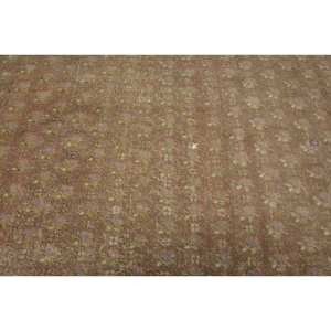 Alfombra de lana turca Beige Vintage de 4,5x7,8 pies, hecha a mano, clásica, de área grande, de látex rectangular abstracto para uso en el pasillo - Product Image 5