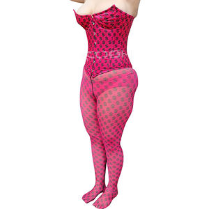 Ensemble corset et leggings personnalisé avec imprimé dollar rose |   Fournisseur de vêtements de mode pour femmes, tenue corset - Product Image 1