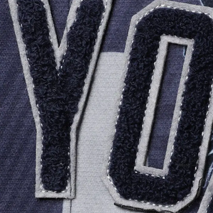 Alta calidad OEM al por mayor de lona con capucha transpirable Letterman chaquetas para hombres bordado personalizado nueva moda chaqueta de invierno - Product Image 4