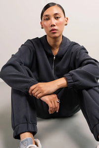 Haute qualité 450 GSM coton mélangé à capuche saison d'hiver tricoté Streetwear avant sérigraphié brodé numérique Modal - Product Image 2