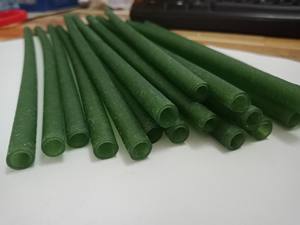 วัสดุข้าวหลอดดื่มที่มีหลายสีหลอดดื่มแบบใช้แล้วทิ้งที่ย่อยสลายได้ทางชีวภาพหลอดดื่มเด็กกินได้ - Product Image 2