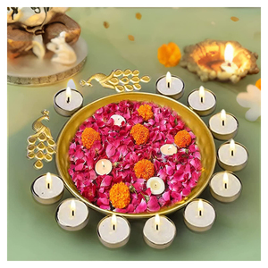 Excelente y moderno estilo, último diseño, decoración de mesa, cuenco Urli de latón, decoración personalizada para fiesta de boda, Urli elegante disponible aquí - Product Image 1