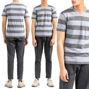 Camiseta de Hombre 100% Algodón, Cuello en V, Manga Larga, Corte Regular, Impresión Personalizada, Antiencogimiento, Varios Colores - Product Image 4