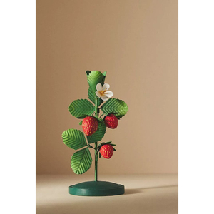 Candelabro de Hierro con Diseño de Árbol de Limón, Hojas Verdes, Base Metálica, Decoración para el Hogar, Diseño Duradero, Vajilla para Reuniones Familiares - Product Image 4