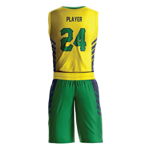 เครื่องแบบฝึกซ้อมบาสเก็ตบอลใส่ได้สองด้านสำหรับวัยรุ่นราคาถูก - Product Image 3