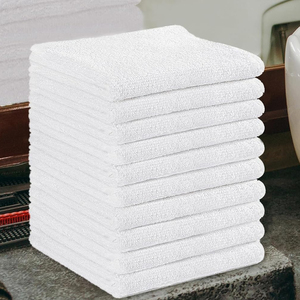 Meilleur chiffon pour le visage de qualité supérieure blanc 30x30 taille serviettes de bain 10 pièces fabricants d'emballages personnalisés prix de gros - Product Image 6