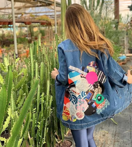 Chaleco Vaquero Sin Mangas de Diseño Nuevo y Moderno, Unisex, para Hombre y Mujer, Chaleco Vaquero con Capucha para Mujer - Product Image 4