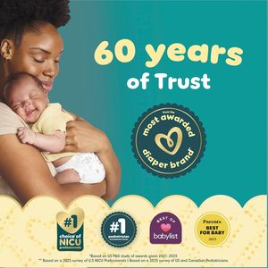 Couches Pampers Swaddlers, taille 7 (26-50 lbs), 88 unités, absorbantes, gardent bébé au sec et confortable, sûres pour la peau, couches jetables pour bébé - Product Image 5