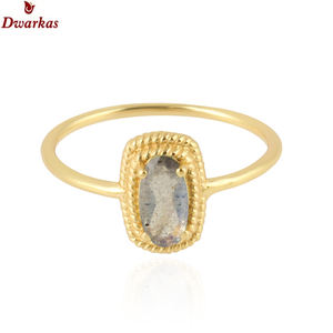 Anillo de dedos de piedra de ojo de tigre chapado en oro único de Plata de Ley 925, joyería clásica para fiesta de boda más vendida para aniversario - Product Image 5