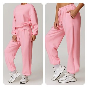 Pantalones personalizados para correr para mujer, 100% algodón, cierre de cintura elástica, ropa cómoda transpirable para estilo informal de invierno - Product Image 6