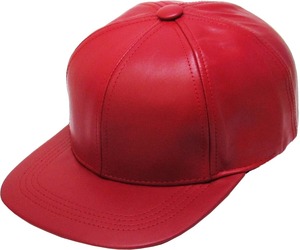 Gorra de Béisbol de Cuero Genuino Impermeable con Hebilla Metálica Ajustable, Bordado 3D, Color Personalizado, Unisex, Moda en Tendencia - Product Image 1