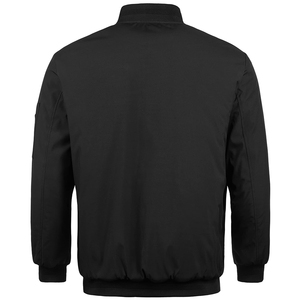 Chaqueta bomber ligera para hombre, ropa de abrigo informal con cremallera frontal con dobladillo acanalado, bolsillos laterales y diseño de manga larga - Product Image 3