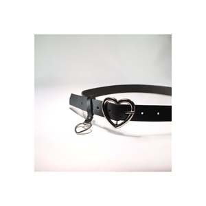 Ceinture pour femme avec boucle en forme de cœur, ceinture pour pantalon, ceinture pour veste, ceinture pour robe, ceinture pour chemise - NOIR - Product Image 6