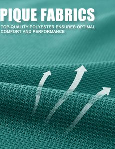 Polos de golf de haute qualité pour hommes T-shirt polo imprimé avec logo personnalisé en polyester à séchage rapide - Product Image 3