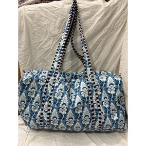 Bolsa de Viaje Deportiva con Estampado Jaipuri, Bolsa de Gimnasio de Gran Capacidad, Bolsa de Viaje con Cierre de Cremallera, Bolsa de Fitness para Exteriores, Tejido de Malla de Poliéster - Product Image 1
