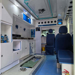 Ambulance d'urgence SUV en cuir turbo usagé, intérieur personnalisable, système de circulation d'air contrôlé, transmission manuelle, longueur 3-8m pour - Product Image 6