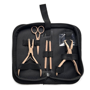 Kit de herramientas de alicates de extensión de cabello de material de acero inoxidable Kit de alicates de extensión de cabello de diseño recién llegado - Product Image 1