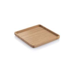 Plateaux alimentaires rectangulaires écologiques, plateaux de service en bois rustique avec poignée pour un usage domestique, restaurant - Product Image 1