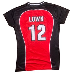 เสื้อเบสบอลแบบสวมหัวของทีมออกแบบได้ตามต้องการเสื้อคอกลมพิมพ์ซับลิเมชัน - Product Image 4