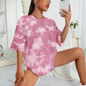 Último diseño 2025 camisetas pesadas transpirables de gran tamaño en blanco para mujer, camiseta ajustada para mujer, camisetas de algodón 100% de gran tamaño para niñas - Product Image 5