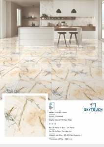 กระเบื้องพอร์ซเลนเคลือบชั้นยอดสำหรับห้องรับประทานอาหารหินอ่อนหินขนาด60x60 600x1200สีเบจจากอินเดีย - Product Image 5