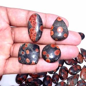 Beautiful Natural Mexican Peanut <b>Obsidian</b> Loose Gemstone Wholesale Mix Shape and Size Cabochon Gemstone for Use Jewellery Making - Product Image 3