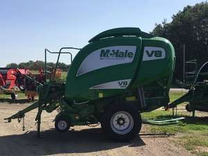 เครื่องอัดฟางกลม McHale V6750 แบบห้องอัดแปรผัน พร้อมมอเตอร์และชุดเกียร์เป็นส่วนประกอบหลัก - Product Image 3