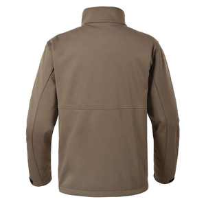Veste softshell pour homme, prête pour l'extérieur, coupe confortable, construction légère, option de logo personnalisé, pour les voyages et les tenues décontractées - Product Image 2