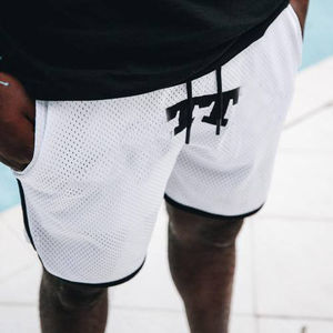 Mujeres con bolsillos cordón personalizado Unisex Power Short hombres verano doble capa pantalones cortos para correr dos piezas señoras - Product Image 5