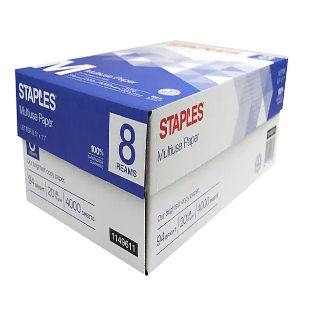Solusi keragaman produk dengan Staples 8.5 inci x 11 inci kertas serbaguna 20 lbs. 92 kecerahan 750