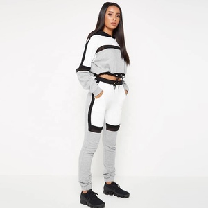 ชุดวอร์มแฟชั่นล่าสุด ดีไซน์ใหม่ คุณภาพสูงสำหรับผู้หญิง ชุดเซ็ต 2 ชิ้น ปี 2026 สำหรับคนไซส์ใหญ่ - Product Image 4