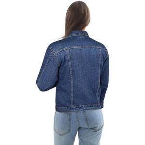 Señoras 2025 Mujeres Chaqueta de mezclilla Algodón Casual Moda Vintage Classic Streetwear Jean - Product Image 4