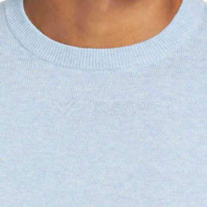 Produit le plus vendu : Sweat-shirts légers pour hommes, adaptés aux journées froides et aux looks superposés, en coton mélangé basique. - Product Image 4