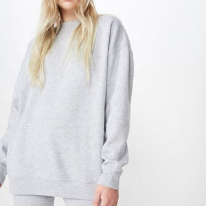 Sudaderas de peso pesado para mujer de alta calidad con logotipo impreso personalizado, jersey con hombros caídos, cuello con capucha, estilo informal, invierno y otoño - Product Image 3